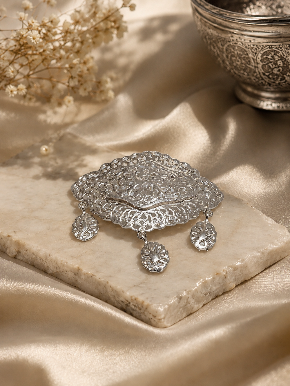 Brosche Beldi Royal Silver
