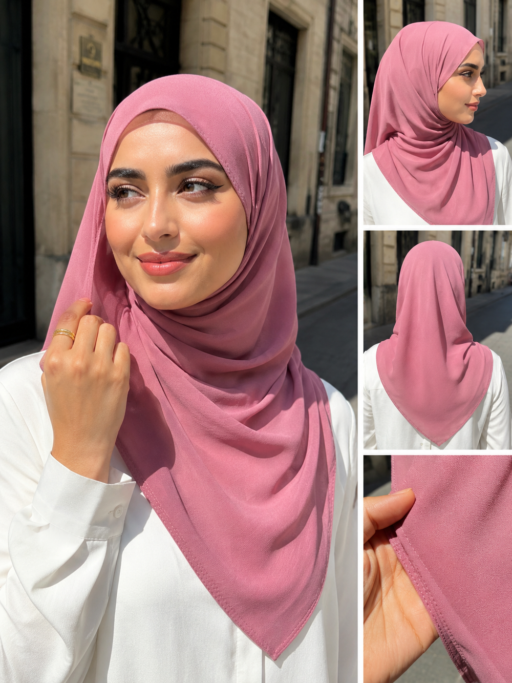 Premium Chiffon Altrosa