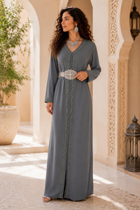 Kaftan „Silberne Oase“