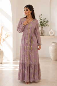 Robe Kaftan in Altrosa