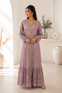 Robe Kaftan in Altrosa