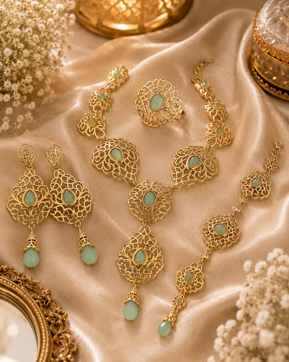Mint Gold Set