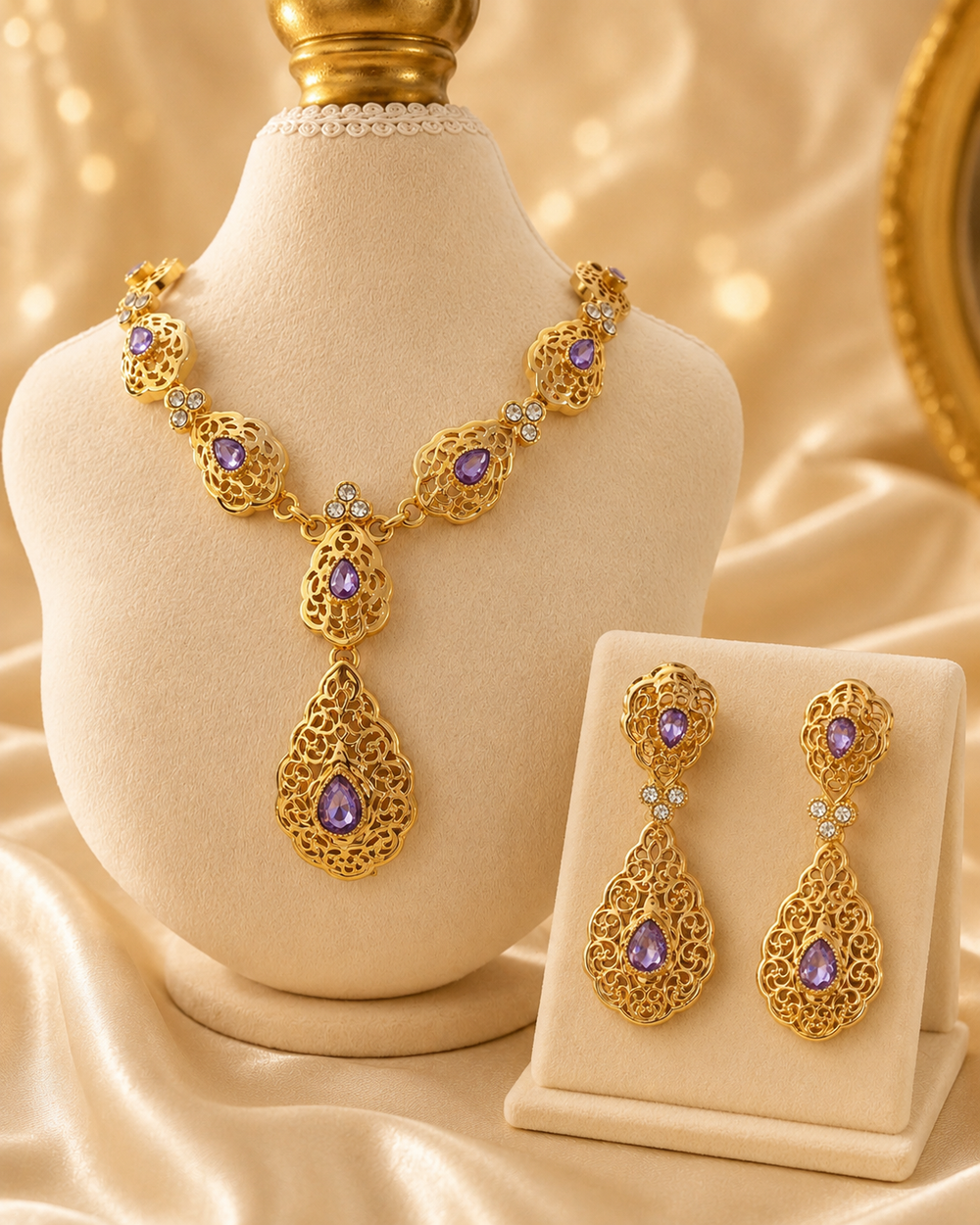 Layana Flieder Gold Set