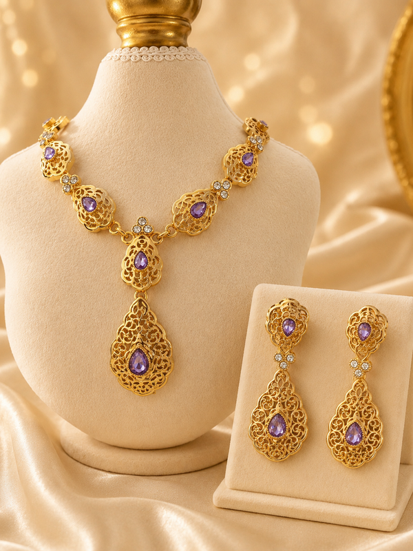 Layana Flieder Gold Set