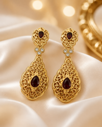 Beldi Yara Weinrot Gold Set