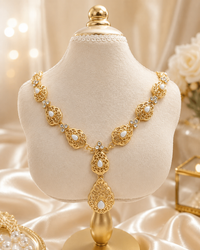 Beldi Perla Weiß Gold Set