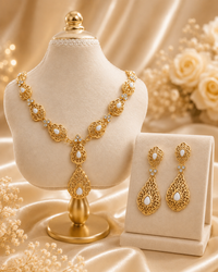 Beldi Perla Weiß Gold Set