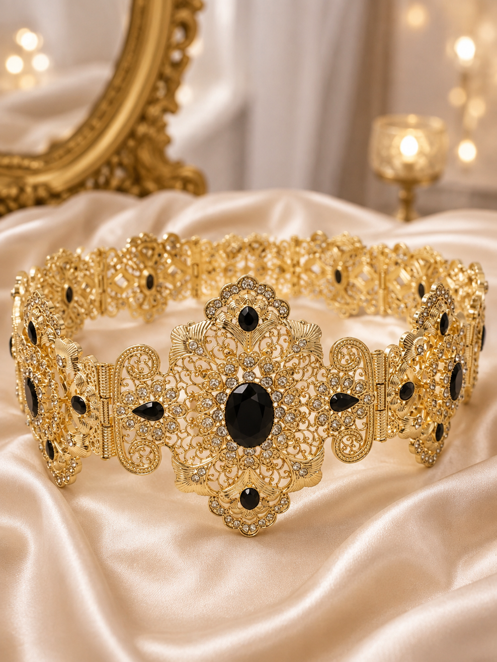 Noir Royal Gold Gürtel