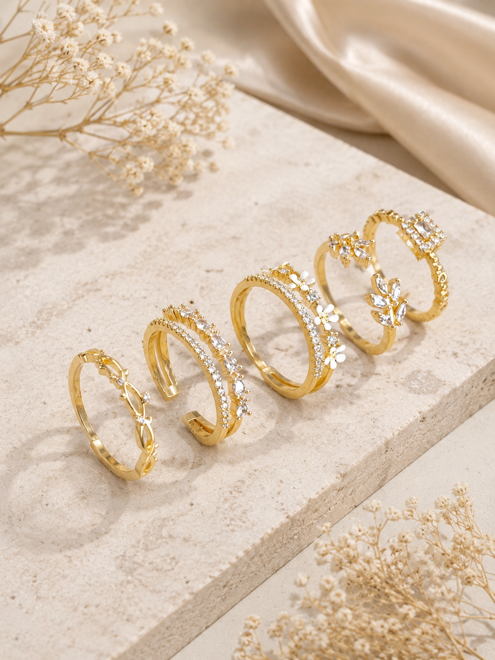 5er Ring Set